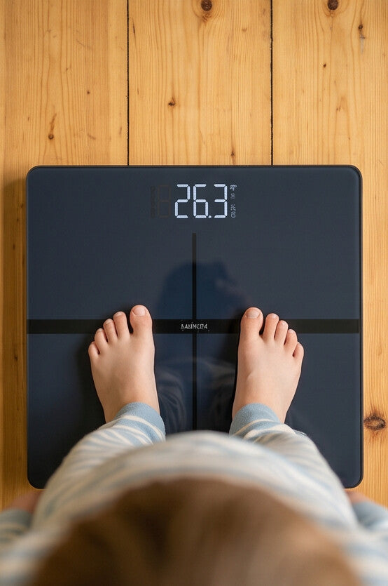 Scale display close-up
